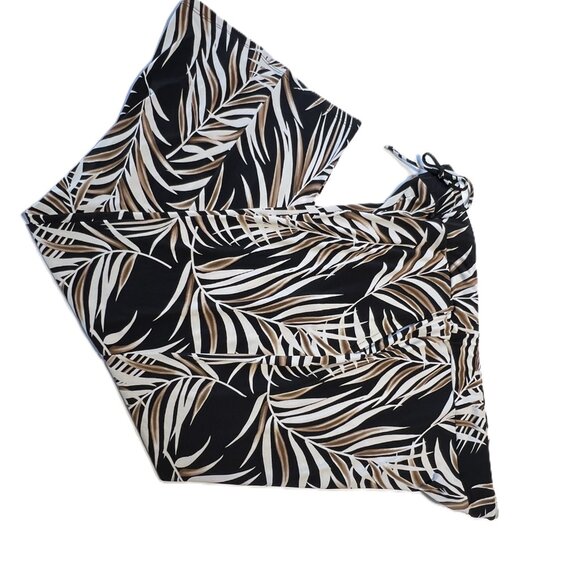 Laura Plus 3X Tropical Leaf Pants Effortless Elegance & Comfort coastal grandma - Picture 2 of 10